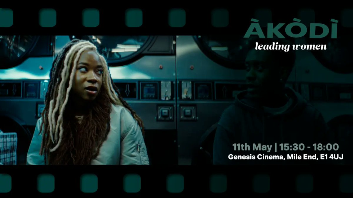 Six amazing short films showcasing the talent of leading women 📍Genesis Cinema 📆 11th of May 🕝 15:30-18:00 🎟 eventbrite.co.uk/e/akodi-leadin…