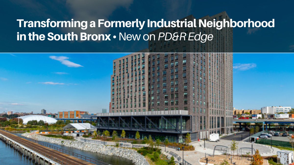 In the latest #PDREdge In Practice article, read about the Bronx Point's transformation from an industrial site to residential through the creation of affordable housing and numerous community amenities along the Harlem River: tinyurl.com/ajx3dy2p