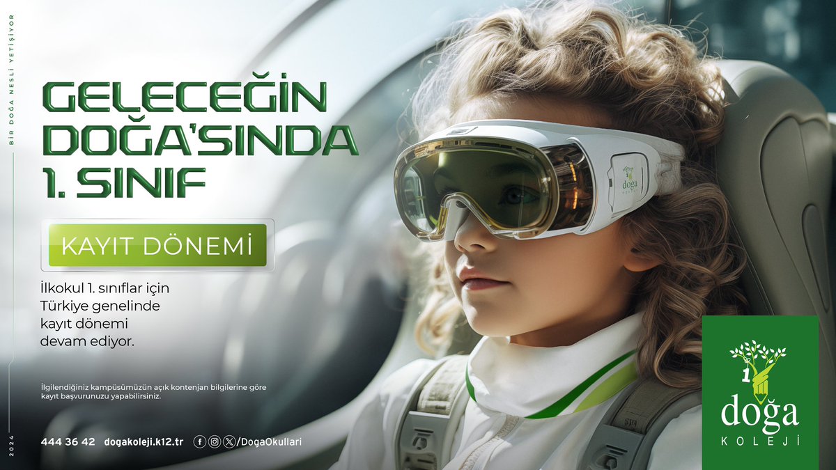 Doğa Kolejinde eğitime 1. sınıf bir başlangıç! 
İlkokul 1. sınıf kayıt dönemi devam ediyor.
Bilgi ve kayıt için; dogakoleji.k12.tr/kayit