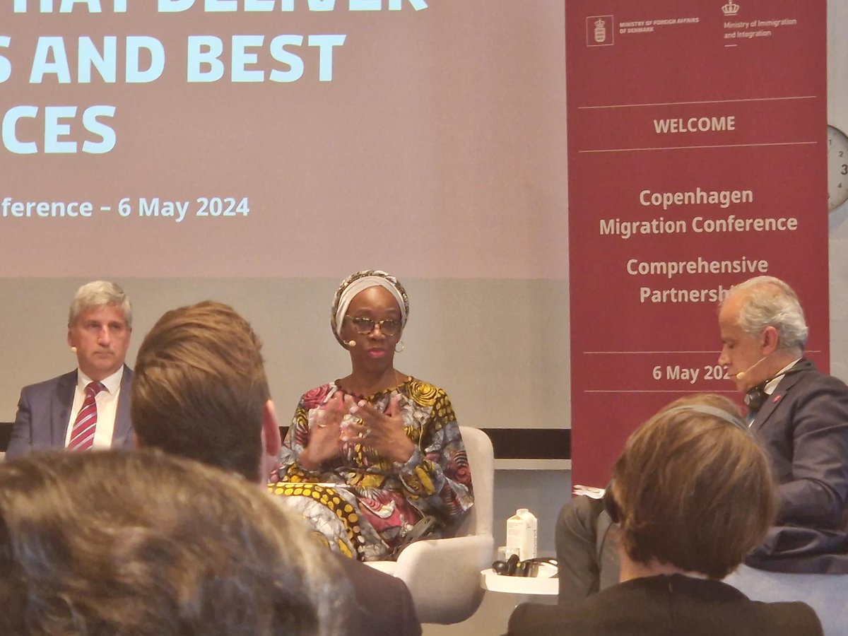 Today, I highlighted good examples of IOM's #partnerships, especially with the private sector, in countries along migration routes to ensure positive development outcomes. Thanks to @DanishMFA for organizing #Copenhagen Migration Conference.