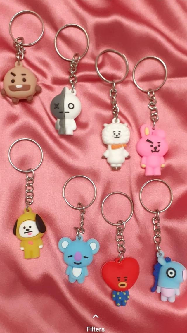 WTS ‼️ 
Rt will be highly appreciated 🙏
BT21 Keychain 40 rs each + 50 rs shipping  
I have 2 each of every character
DM to @bangbangbts2017
instagram.com/threads_and_da…