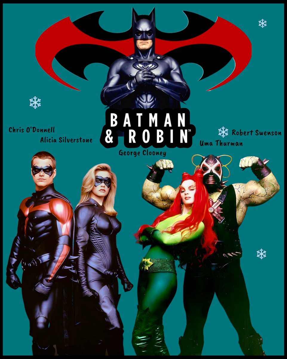 George Clooney - BATMAN  / Chris O'Donnell - ROBIN / Alicia Silverstone - BATGIRL / 🎬Filme: (BATMAN & ROBIN) de 1997.  #GeorgeClooney #Batman #ChrisODonnell #Robin #AliciaSilverstone #Batgirl #BatFamily #BatmanAndRobin #90s #Anos90 #DC #HomemMorcego
