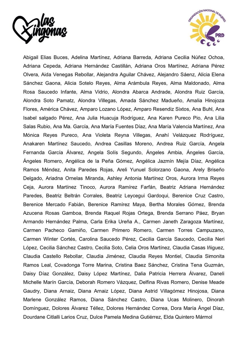 ONMPRD's tweet image. Desde la ONM y Las Xingonas Mx manifestanos todo nuestro respaldo a María Amparo Casar @amparocasar, reconocemos su compromiso a favor de la Transparencia y combate a la corrupción. 

No más violencia política -@lopezobrador_ y @OctavioRomero_O