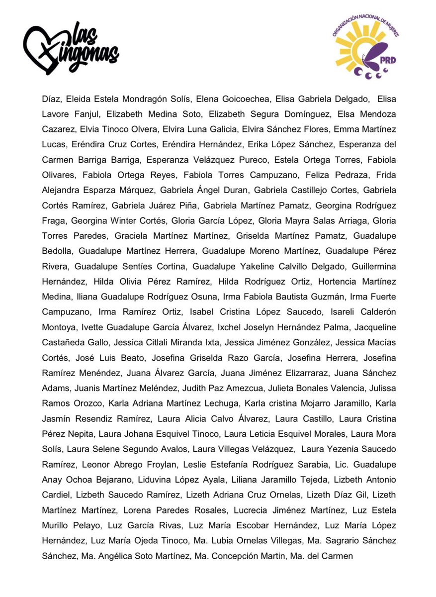 ONMPRD's tweet image. Desde la ONM y Las Xingonas Mx manifestanos todo nuestro respaldo a María Amparo Casar @amparocasar, reconocemos su compromiso a favor de la Transparencia y combate a la corrupción. 

No más violencia política -@lopezobrador_ y @OctavioRomero_O