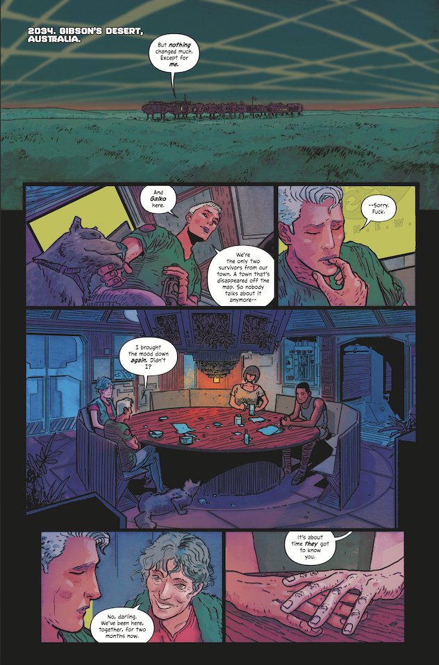@DarkHorseComics @Cleanlined @PenBerzerker INTO THE UNBEING is a cosmic horror series about 4 climate scientists who venture into the 'mouth' of an environmental anomaly. In a sentence: it's ALIEN for the Anthropocene. Every issue is oversized & $3.99.