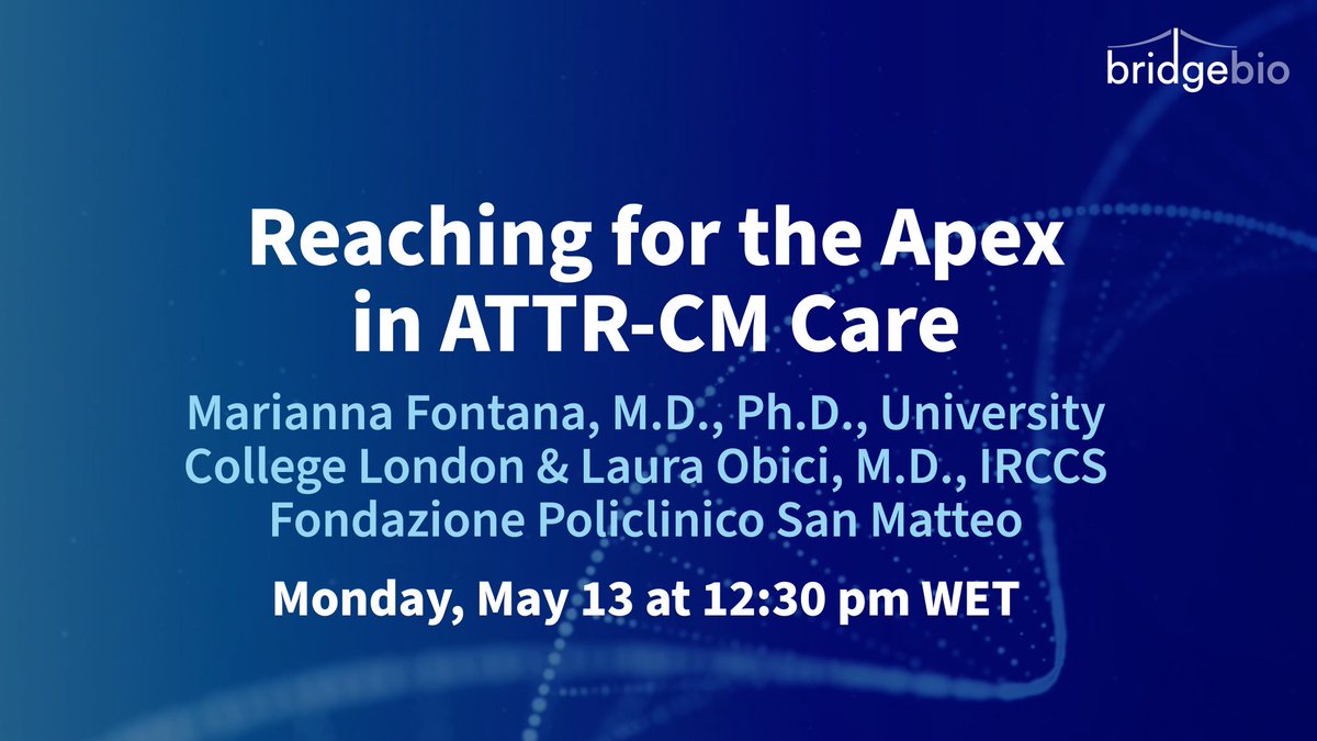 We’re thrilled to support a Satellite Symposium with leading cardiologists onsite at @ESCardio Heart Failure on a deep dive into the health-related quality of life (HRQoL) in patients with ATTR-CM. Learn more about the discussion here: bit.ly/3UiLYuw #jointheconversation