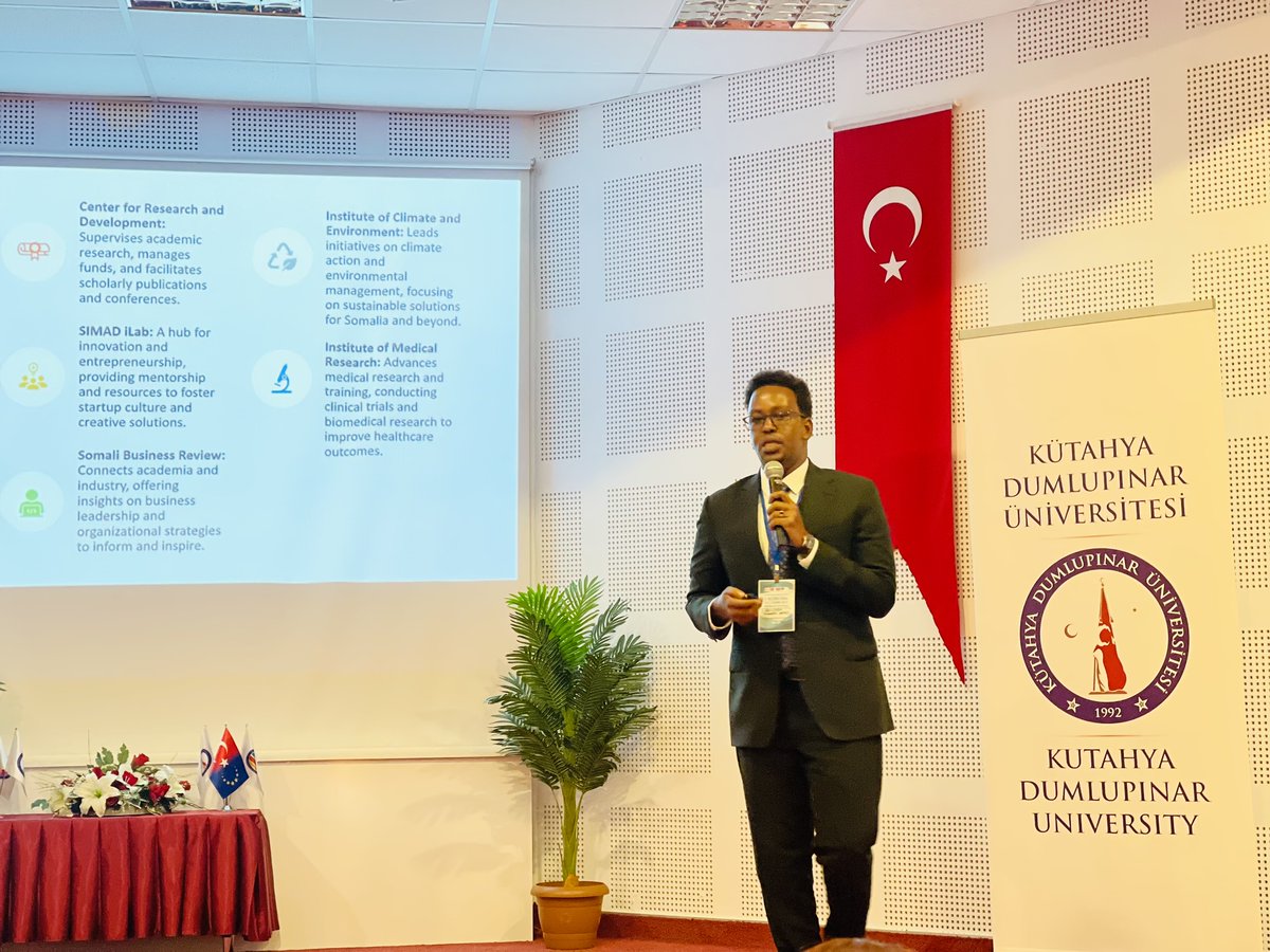 A Delegate Representing SIMAD University at the International Staff Week hosted by Kutahya Dumlupinar University in Turkey! Excited to network, collaborate, and learn from fellow educators worldwide. #GlobalEducation #StaffWeek