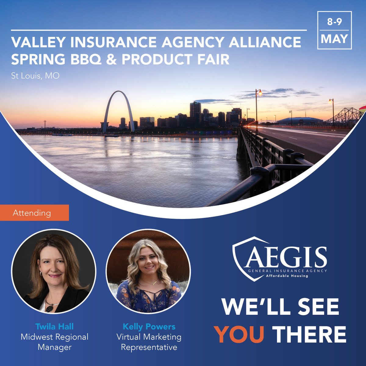 Twila Hall and Kelly Powers are looking forward to the VIAA Spring Barbeque and Product fair this week in St. Louis, Missouri. The duo is looking forward to speaking with new and existing agents, so be sure to say hello if you will be in attendance. #AegisNation #VIAA