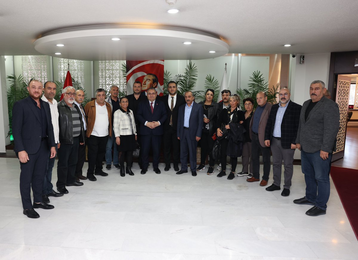 Erzurumlular Dayanışma Federasyonu Yönetim Kurulu ve bileşenindeki derneklere nazik ziyaretleri için teşekkür ediyorum.