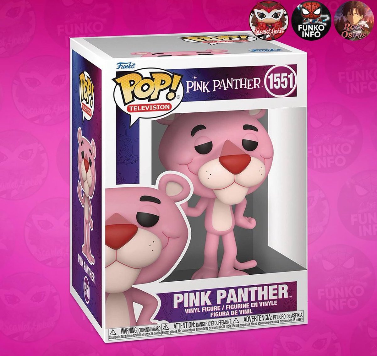 First look at Pink Panther! . Repost @rockosiris_ #PinkPanther #Funko #FunkoPop #FunkoPopVinyl #Pop #PopVinyl #Collectibles #Collectible #FunkoCollector #FunkoPops #Collector #Toy #Toys #DisTrackers