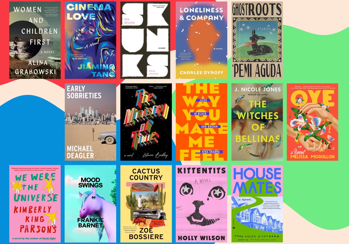 Tomorrow is a giant book release day! 👩‍👧‍👦 Alina Grabowski 👬 @andymintan 🦨 Fiona Warnick 💻 @CharleeDyroff 👻 @PemiAguda ☕ @MichaelDeagler ⏰ Kaliane Bradley 💕 @nsharmawriter all have books coming out! See what we had to say about them: debutiful.net/2024/05/02/15-…