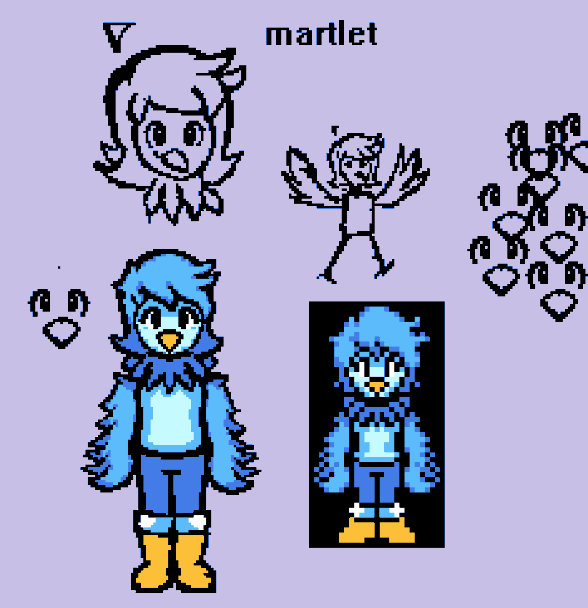 did some Martlet doodles,just needed to do smth quick for this day c: