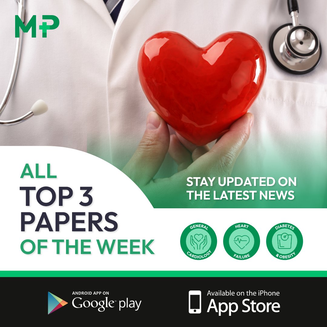 Dive into the forefront of medical innovation with our Medical Portfolio App. 🩺 📲 The complete set of this week's papers is now ready for you. 📄✨ Explore it in your Medical Portfolio App: bit.ly/medical-portfo… #MedicalPortfolioApp #Cardiology #CardioTwitter #Medicine