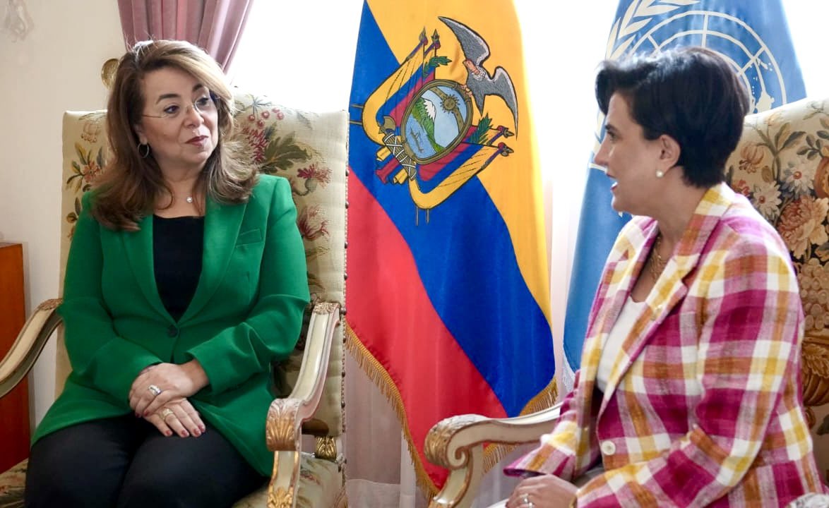 Thank you Minister @gabisommerfeld for the warm welcome on my first visit to Ecuador. I’m here to reaffirm @UNODC’s support in addressing organised crime and drug trafficking at a critical time for the country. Together we’re committed to a safer future for all Ecuadorians.