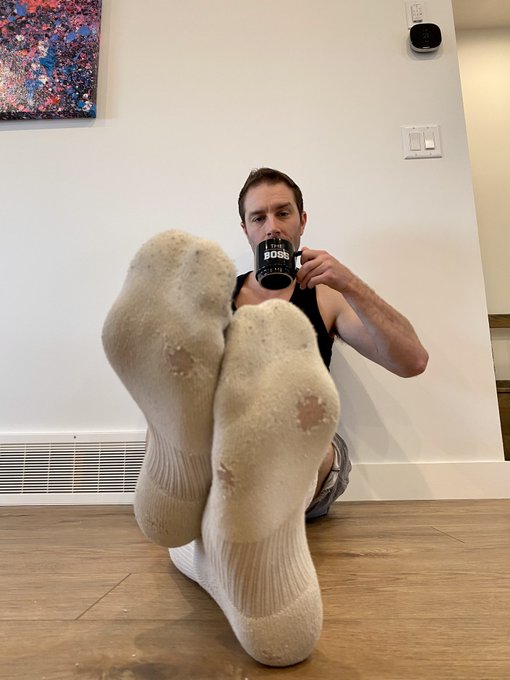 Oh I see how it is! Now that you've got your fill of huffing on these Nike's, you wanna peel 'em off