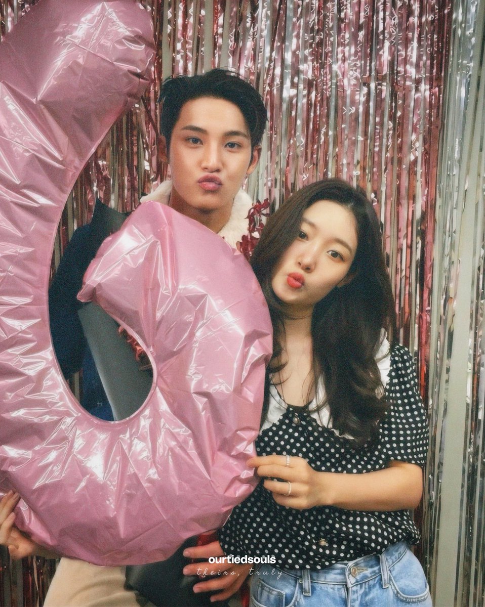 ourtiedsouls's tweet image. #MINGYU &amp;amp; #CHAEYEON