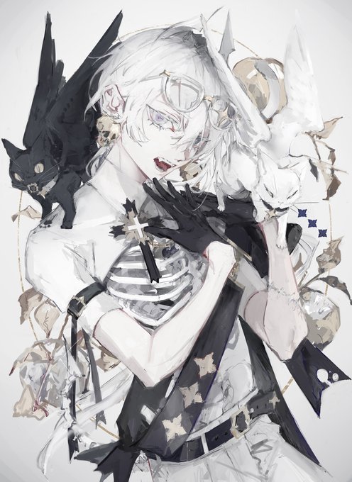 「pale skin」 illustration images(Latest｜RT&Fav:50)