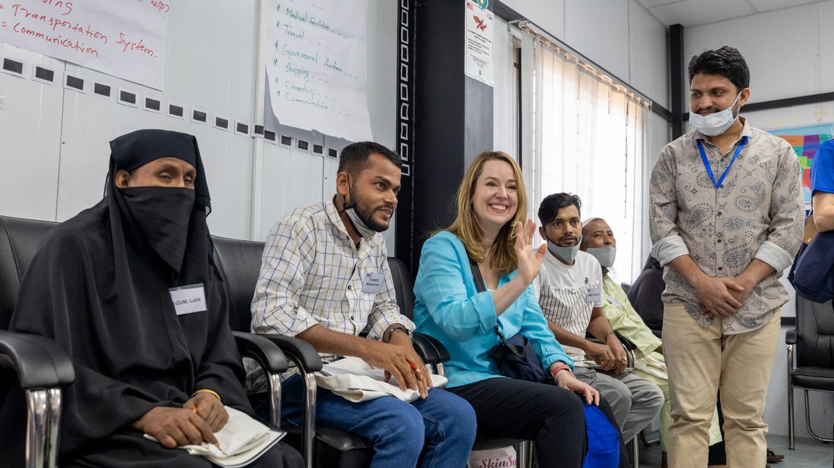 Resettlement is often an important pathway for vulnerable people. This new resettlement center in Cox’s Bazar will make a difference for Rohingya refugees, and it is a sign of how IOM stands with them. Thank you to all who worked to make it happen.