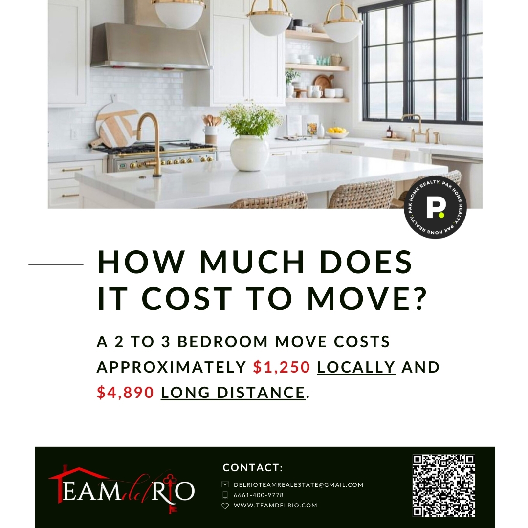 Thinking about a move? Remember to factor in all the costs associated, including packing materials and moving services. 

🟠 PAK Home Realty
Nydia del Río
DRE#01275496
📲 661-400-9778

#house #finances #movingcosts #NewBeginnings #DreamHome #soldbyteamdelrio