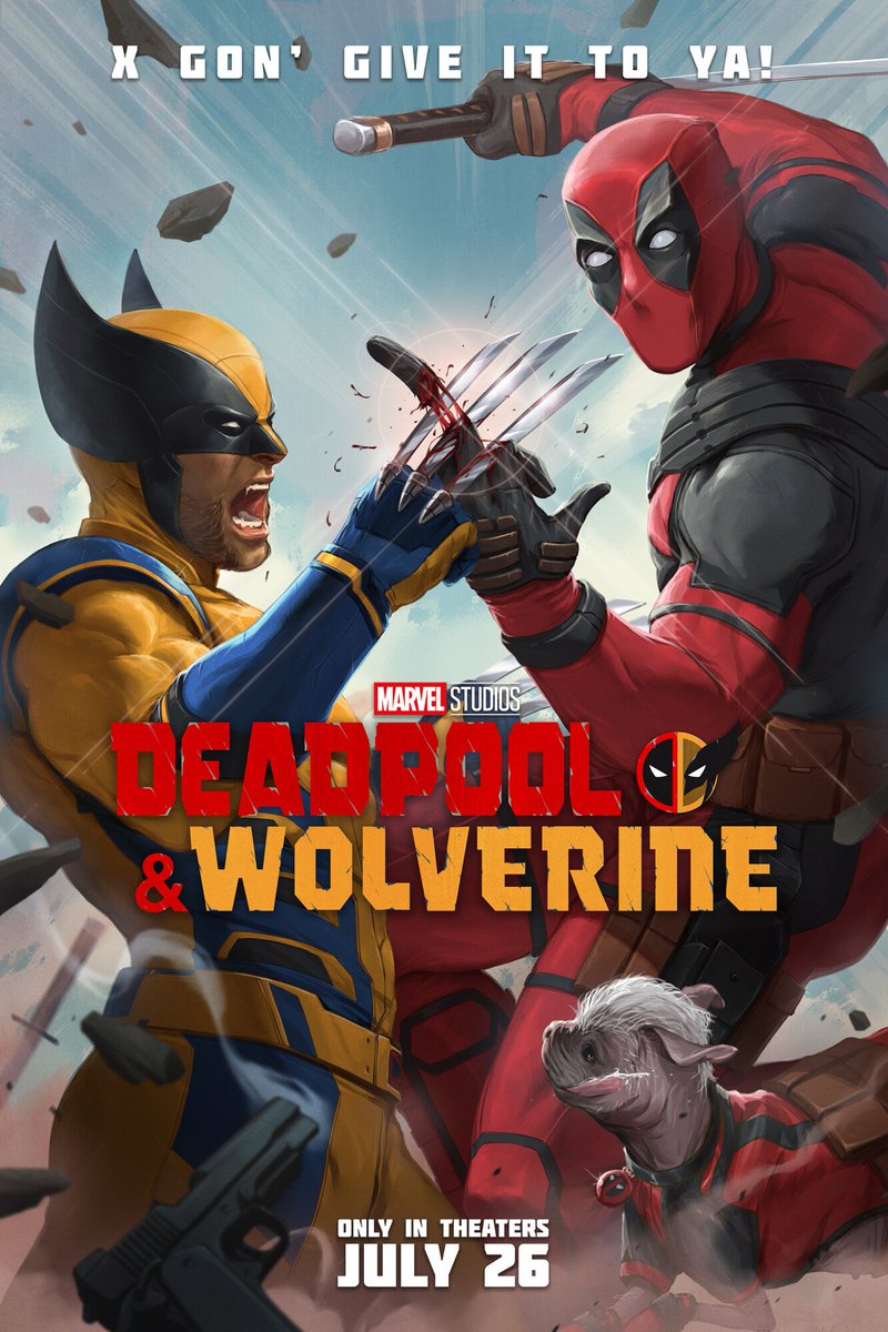 🤩Your #MondayMotivation is here🤩 Featured is this stunning Deadpool & Wolverine poster by @artofjoekim - how brilliant is this? This week's selection includes posters for The Defenders, The Crow, Ahsoka, God of War, Shogun & more: posterspy.com/monday-motivat… #movieposters…