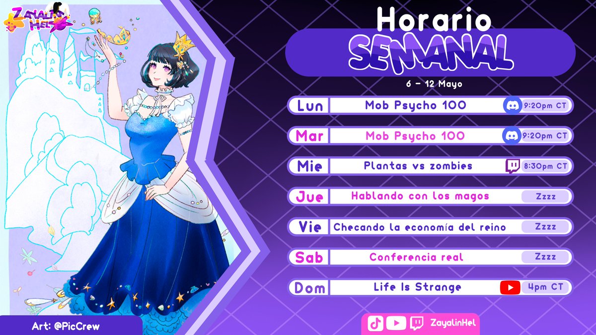 ◟ㅤ⌗ᴴᵒʳᵃʳⁱᵒ ˢᵉᵐᵃⁿᵃˡ¡! 🪐   
ʚ Hubo un error, asi que lo subo de vuelta, será semanita corta como cambio de horario radical, espero aun asi verlos por ahí✨

#Vtuber  #VtuberES #VTuberUprising #VtuberSchedule