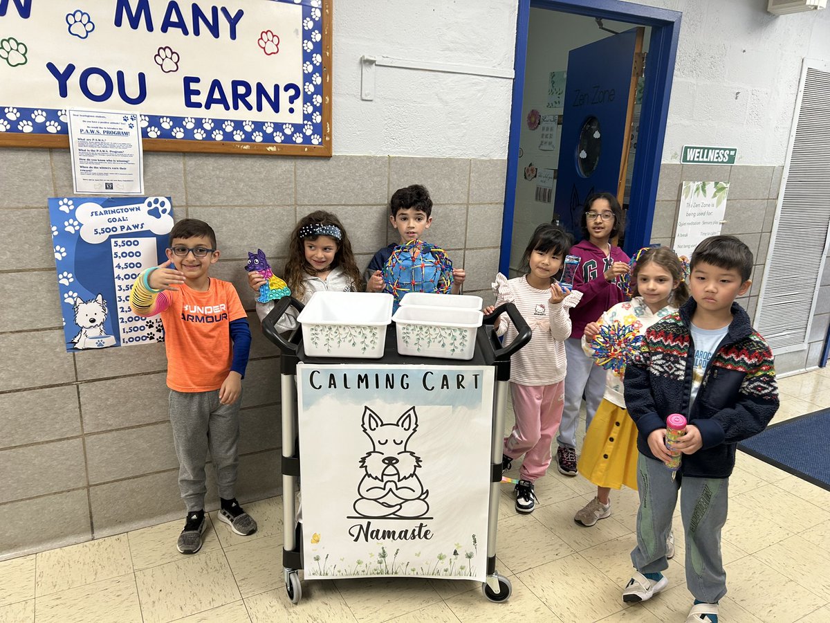 It’s official… our Zen Zone and Calming Cart are ready for use @SearingtownK5 @HerricksSup Happy Mental Health Awareness Month! #WeAreHerricks #namaste #mentalhealthmatters
