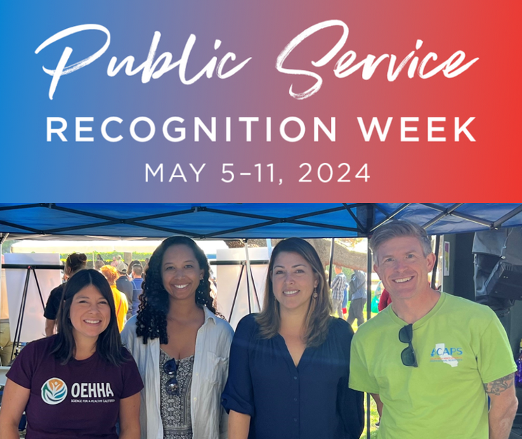 OEHHA's tweet photo. OEHHA salutes all of our employees for their hard work and dedication as they #MakeADifference in the State of CA. Would you like to join our team working to protect #PublicHealth? Visit https://t.co/9lrHomqUrq.
#PSRW #PSRWCA #ScienceJobs #WorkforCA #PhDCareers #OEHHACareers https://t.co/SB20FcQfRm