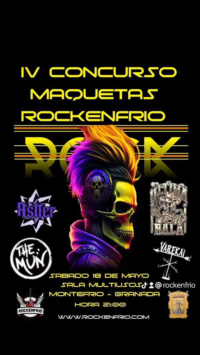 azeswar77's tweet image. ¿Mes movido? Sin miedo! Empezamos el mes anunciando las fechas del 18 en Montefrio (Concurso Rockenfrio) 24 en Motril (Calderón Rock) y 26 en Almería (Dream Milka Fest).

A darlo todo 🤘