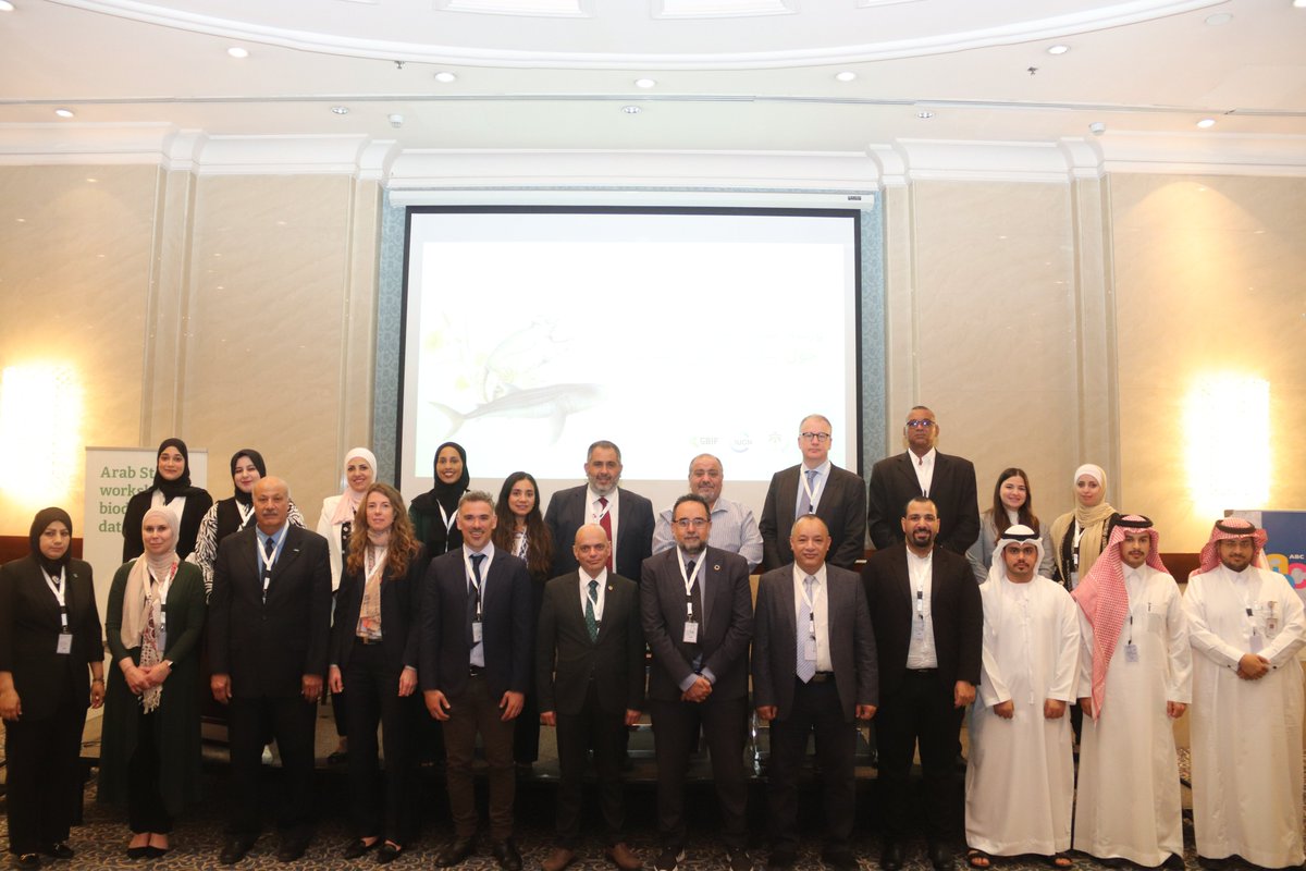 Reflecting on a successful Day 1 of the workshop on enhancing biodiversity data sharing in Arab States! Collaborating with partners like @GBIF , @arableague_gs & @MoENVJo . The emphasis of this workshop was on the importance of open data exchange for resilient #ecosystems.
