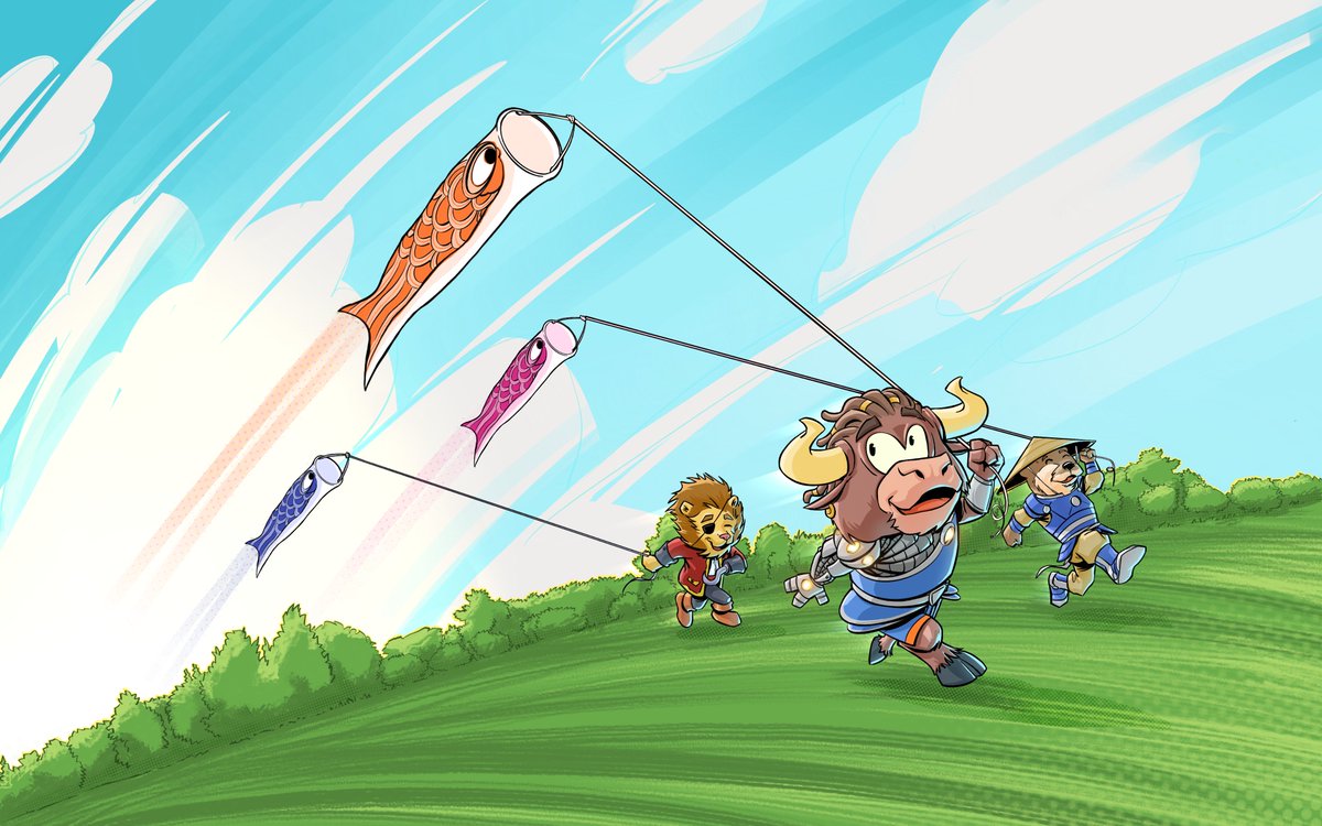 May 6th marks the final day of Japan's Golden Week. Known as "Kodomo no hi", the celebration is famous for its flying koinobori: carp-shaped windsocks. 

Happy Children's Day, Japan! 🇯🇵