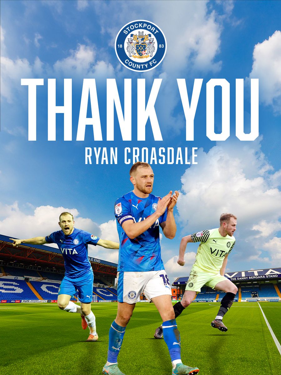 1️⃣8️⃣5️⃣ appearances 🏆🏆 Two league titles Leading by example in midfield every single week. Thank you for everything, Crossy, and good luck with what's next 💙