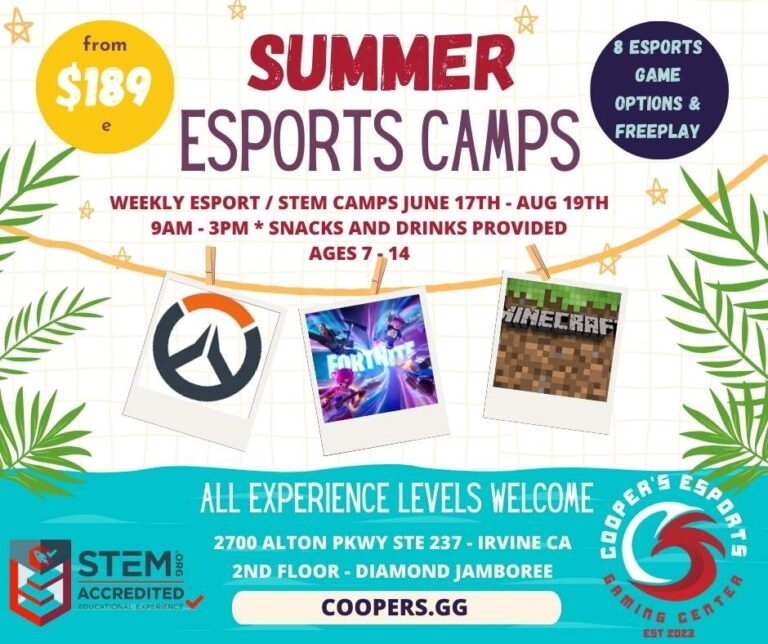 Our 2024 Summer Camp Program has been released. Check out our new offerings and the early bird deals. For more information and to register : bit.ly/3IkU7sX @stem @esports @summercamps