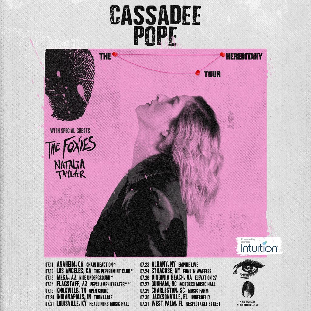 UPDATE!!!!! Louisville and Indy dates were wrong on my OG graphic. Fixed it. Sorry for the mistake, I just got too excited and didn’t proof read enough! Tix in bio for VIP today and general on sale will be tomorrow at 10am local time 🖤