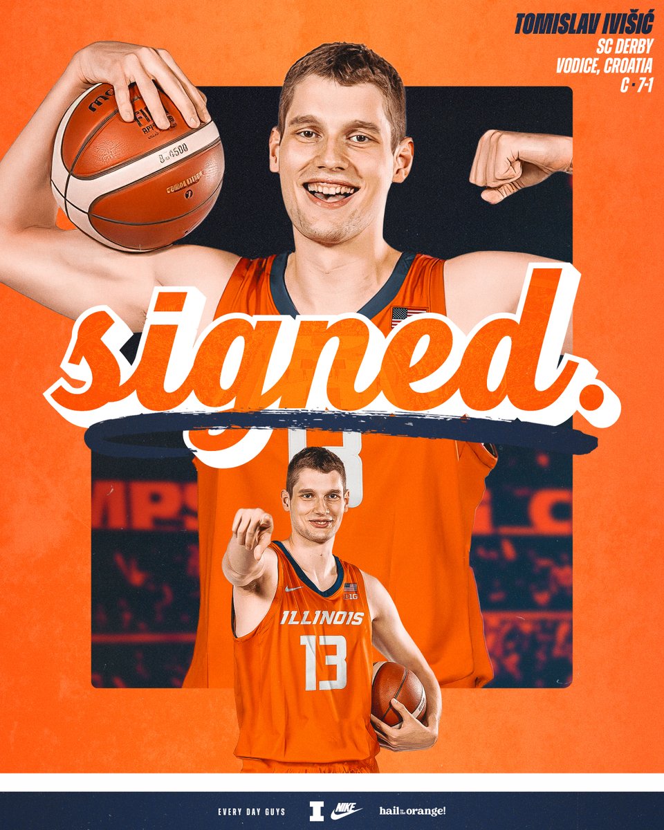 A new journey starts now for Tomislav Ivisic. #Illini | #HTTO | #EveryDayGuys