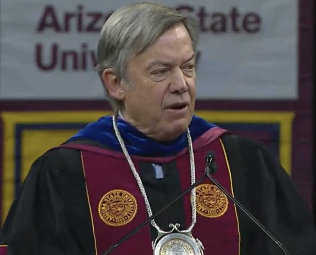 ASU President Office (@asupresoffice) on Twitter photo Celebrating this morningās Graduate Commencement, ASU President <a href="/michaelcrow/">Michael Crow</a> asks the Class of 2024 to dedicate themselves to advancing freedom of speech, freedom of religion, freedom from want, and freedom from fear to create meaningful lives. #ASUgrad Celebrating this morningās Graduate Commencement, ASU President <a href="/michaelcrow/">Michael Crow</a> asks the Class of 2024 to dedicate themselves to advancing freedom of speech, freedom of religion, freedom from want, and freedom from fear to create meaningful lives. #ASUgrad