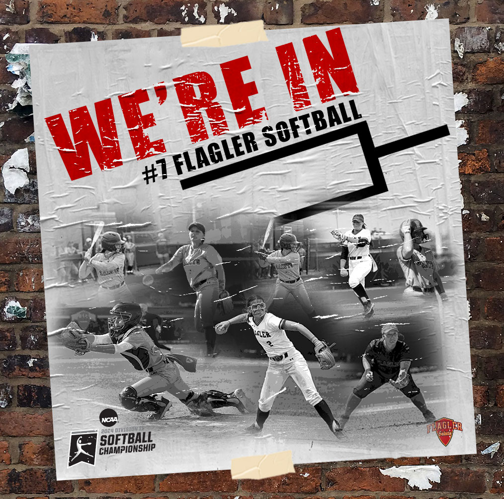 Flagler Athletics (@flaglersports) on Twitter photo Ticket Punched 🎟️
The Flagler softball team earned the No.7 seed and will face No. 2 North Georgia in Dahlonega, Ga. in round 1️⃣ of the NCAA Southeast Regional🔥
#GoSaints | <a href="/FlaglerSoftball/">Flagler Softball</a> Ticket Punched 🎟️
The Flagler softball team earned the No.7 seed and will face No. 2 North Georgia in Dahlonega, Ga. in round 1️⃣ of the NCAA Southeast Regional🔥
#GoSaints | <a href="/FlaglerSoftball/">Flagler Softball</a>