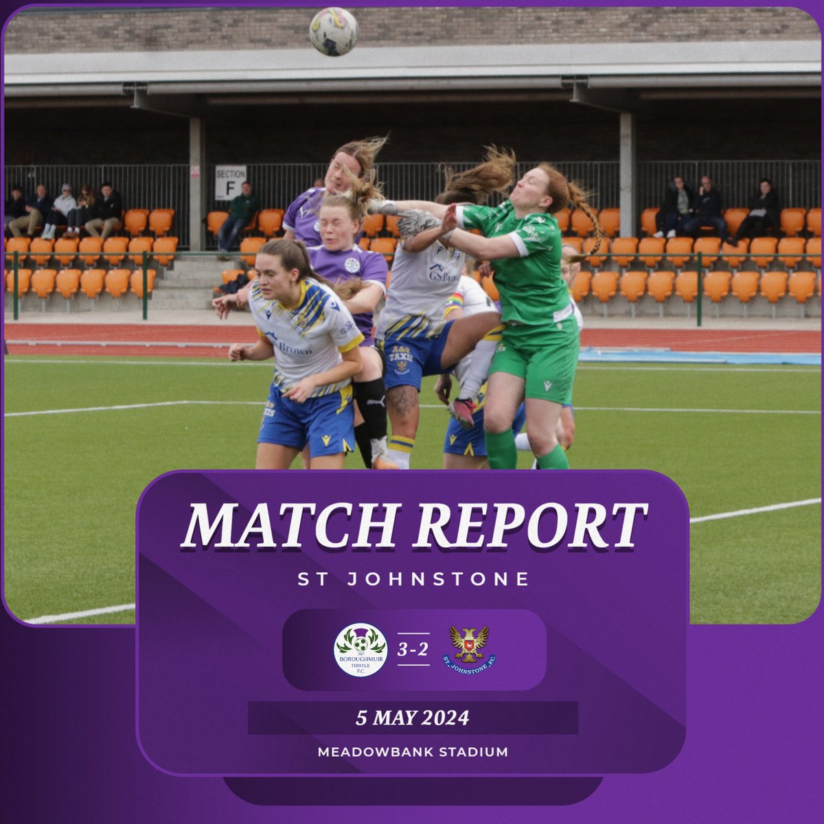 𝗠𝗔𝗧𝗖𝗛 𝗥𝗘𝗣𝗢𝗥𝗧 📝 Recap all of yesterday afternoon's action against @stjwfc at Meadowbank with our write-up available now! 🔗 news.boroughmuirfc.com/posts/smiths-s…
