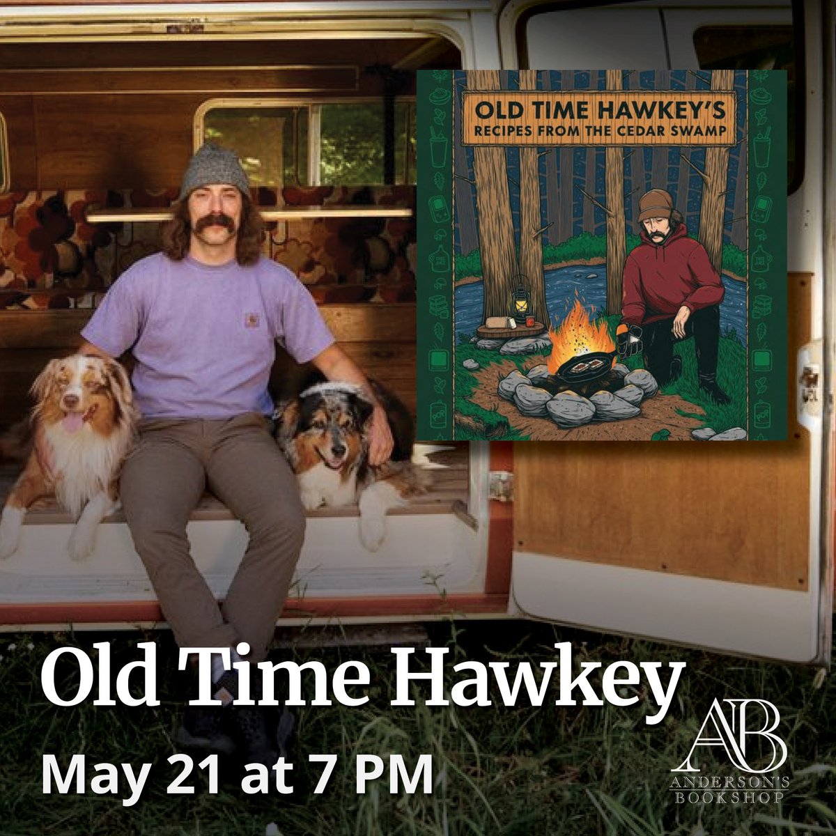 May 21st: JUST ANNOUNCED: We will welcome online creator and superstar @oldtimehawkey to our Naperville store for a photo line! Your ticket includes a pre-signed book, and a chance to meet and take a photo with Old Time Hawkey! TICKETS REQUIRED: OldTimeHawkeyAndersons.eventcombo.com