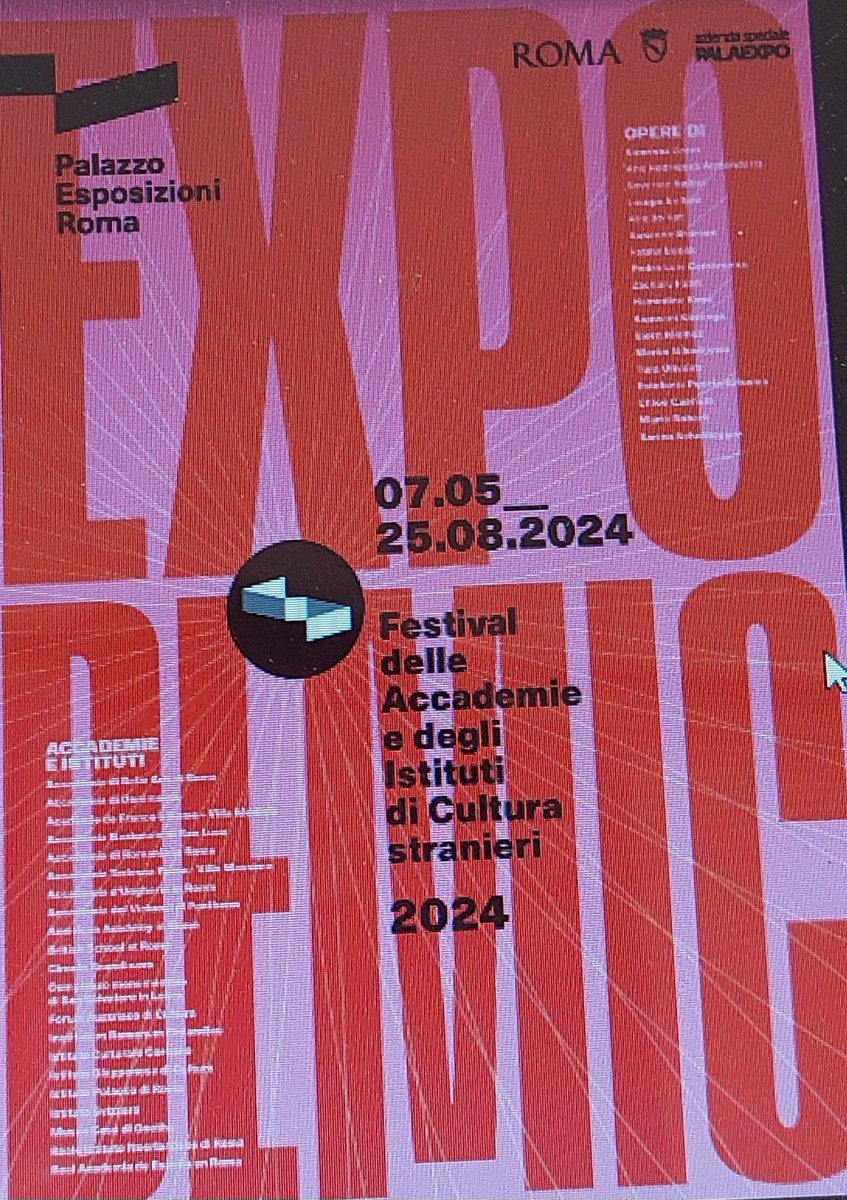 ParuoloS's tweet photo. Inaugurata oggi EXPODEMIC: al @Palazzodelleesposizioni e a #Roma V.
https://t.co/u0lgVPget4 https://t.co/SJKrvN4Foj
