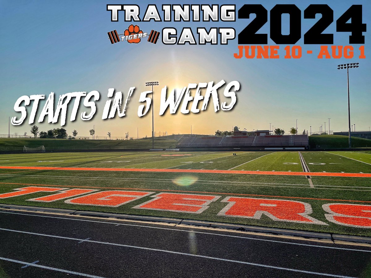 Training Camp starts 5 weeks from today! Get ready!!! (And get registered too, if you haven’t already. ) —> farmingtonstrength.com/2022/04/07/tra…
