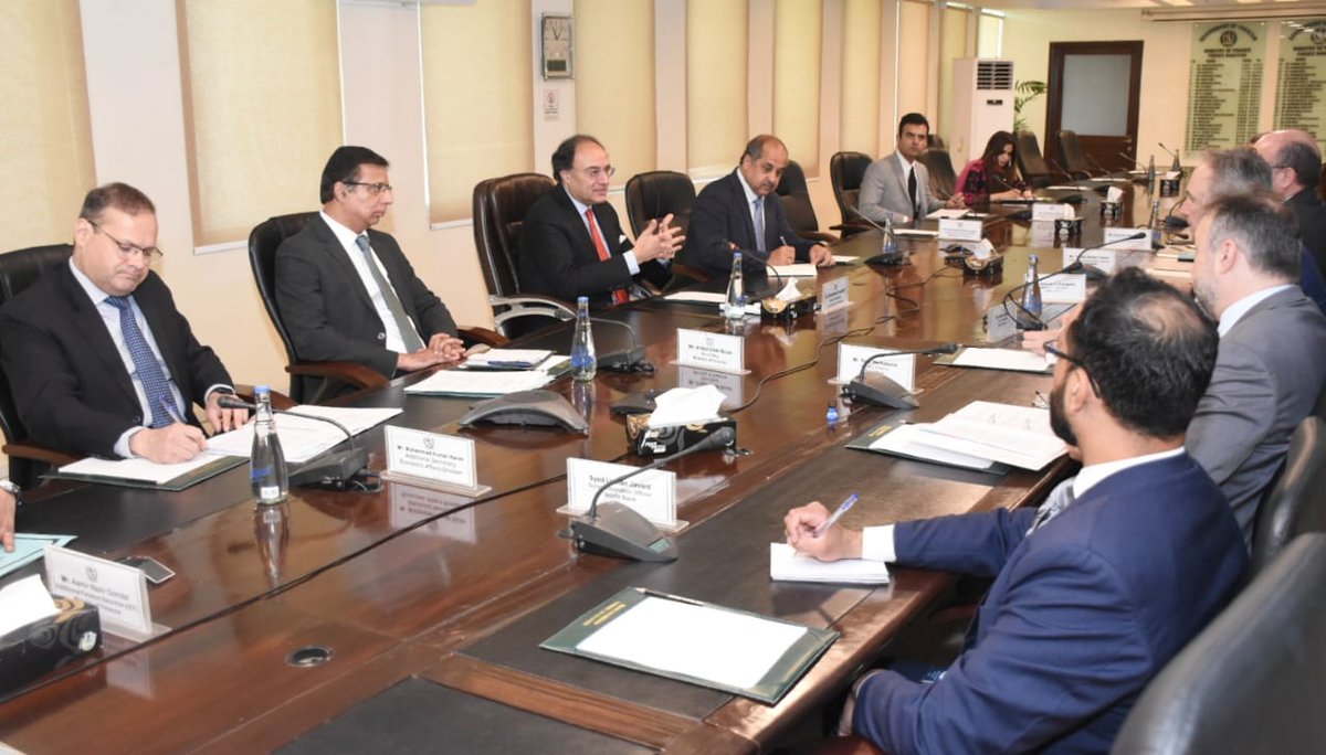 Federal Minister for Finance & Revenue Senator Muhammad Aurangzeb had a meeting with Mr. Martin Raiser South Asia Regional Vice President (SARVP) of the World Bank.