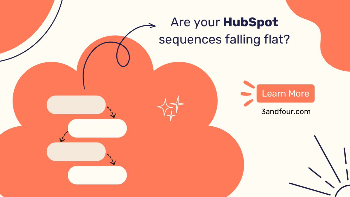 This guide will show you how to build sequences that convert!
buff.ly/4dn41Zn

#HubSpotSequences #MarketingAutomation #LeadNurturing #SalesFunnel #HubSpotMarketing #SalesAutomation #MarketingStrategy #LeadConversion #BoostYourSequences #MarketingResults #3andFour