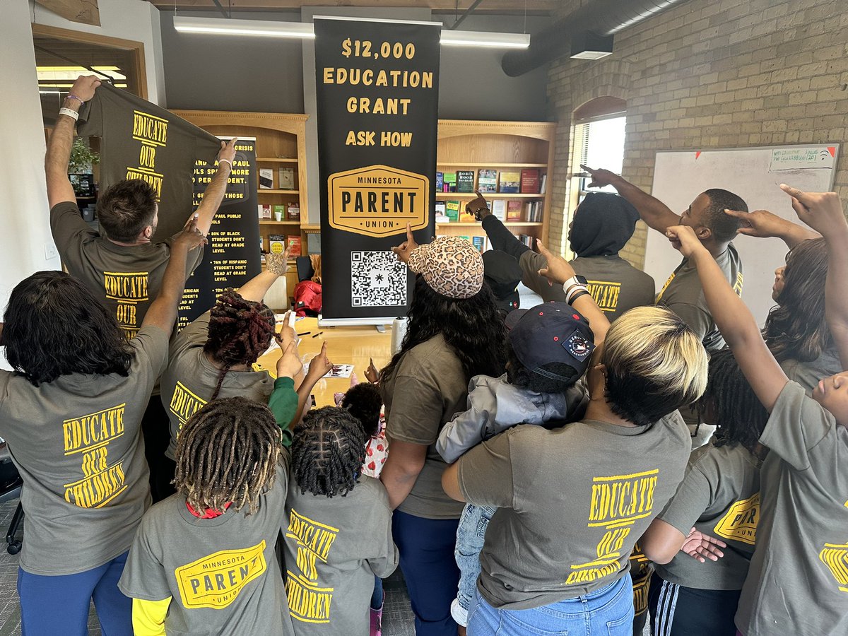 Had a wonderful Saturday morning with parents from across the metro area. It’s always great when we gather for the benefit of our children. 

The Minnesota Education Grant is a solution that will only become reality if we continue to organize and show up for our children.