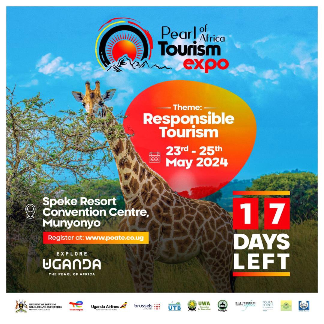 Just 17 days left to experience adventure, culture, networking &amp; knowledge at #POATE2024

Register as a trade visitor for unbeatable travel deals &amp; endless opportunities at Uganda's top tourism event

#ExploreUganda