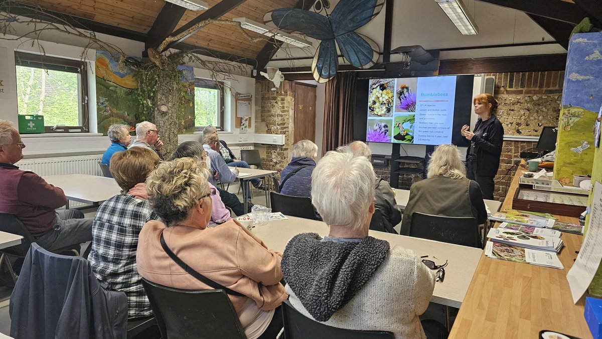 Lovely day yesterday @SussexWildlife Wood Mill running a bumblebee beginners course. Despite the rain 3 #bumblebee and 2 solitary #bee species. More courses are coming up. Do look at our events page @BumblebeeTrust #wildflower 🌻🐝🌼