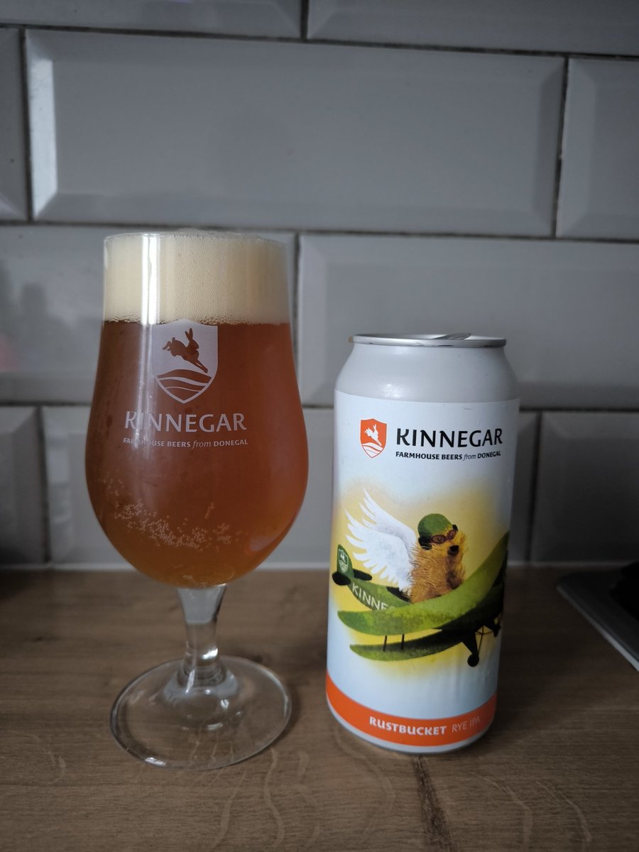 Time for a beer @KinnegarBrewing Rust bucket Rye IPA #BankHolidayMonday 🍻🍻
