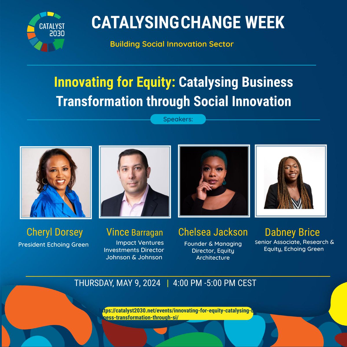 Join us this Thursday at Catalysing Change Week! Learn how partnerships between social innovators and corporations can not only address systemic inequities but also unleash commercial opportunities. Secure your spot! Register now 👉 bit.ly/3Ue919Q