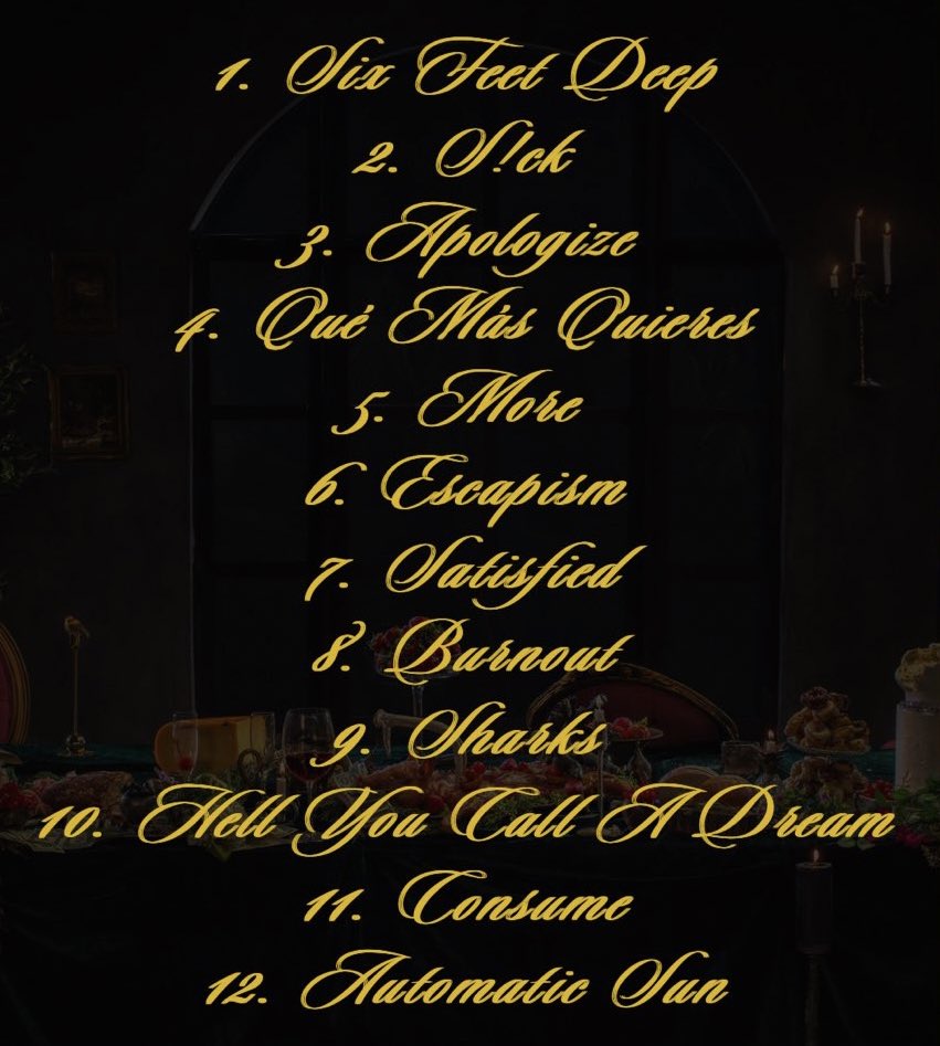 KEEP ME FED TRACKLIST