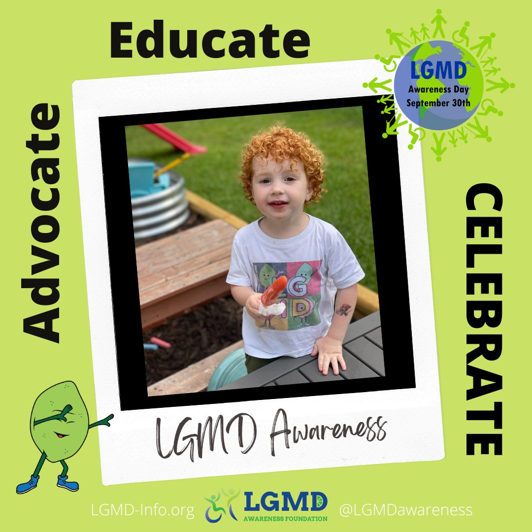 Advocacy ... So easy even a little kid can do it!💚

Learn more about LGMD and how you can Advocate - Educate - Celebrate by visiting our website lgmd-info.org

#LGMDawareness
#TogetherWeAreStronger