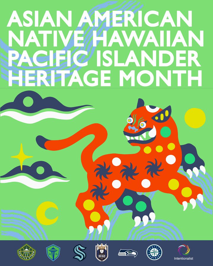 Happy AANHPI Heritage Month! 🧡 This May, shop at local AANHPI-owned small businesses and upload your receipts to @intentionalist_ for the chance to win prizes from your favorite Seattle sports teams → bit.ly/AANHPI050624